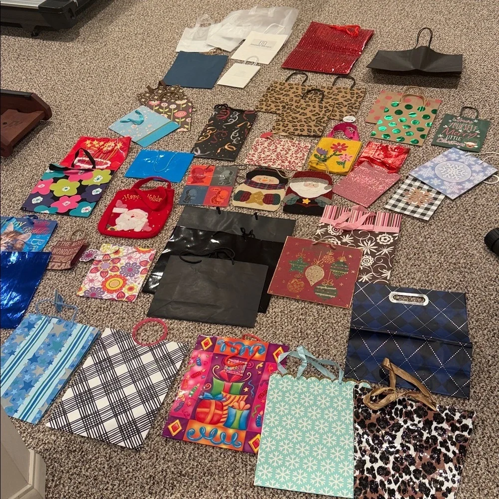 Large Assortment of Gift bags (45)